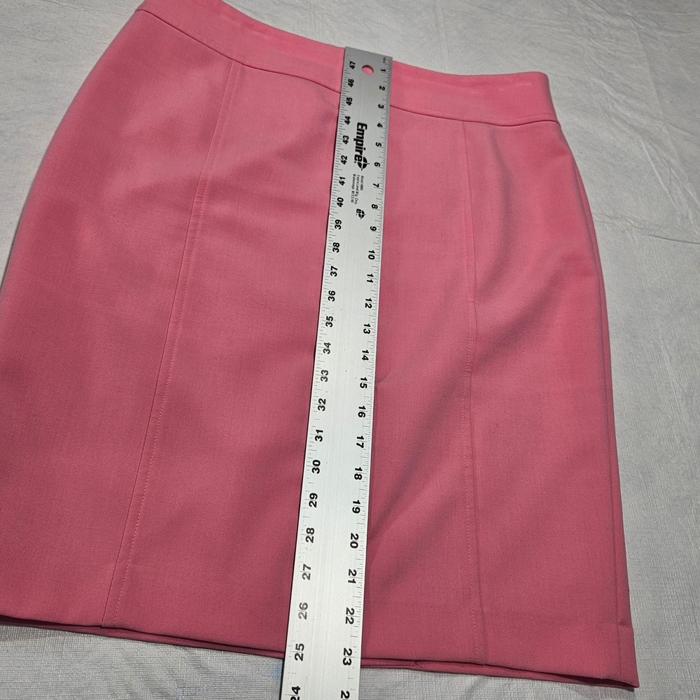 Ann Taylor LOFT Pink Pencil Skirt Size 10 Lined Knee‎ Length Business Casual - Picture 8 of 9